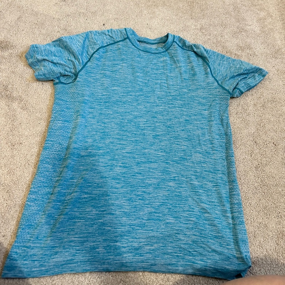 mens old style lulu tee blue
